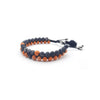 TaRa Ek saaht Bracciale con Dentritica bracciale tibetana pietre naturali fatto a mano in Italia Uomo negozio a Este e on-line