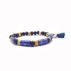 Lung-Ta Bracciale Ceramica Heischi e Lapislazzulo