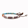 Lung-Ta Bracciale Ceramica Heischi e Turchese