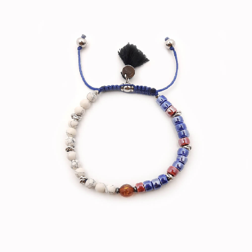 Lung-Ta Bracciale Ceramica Heischi e Aulite