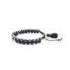 aRa Ek saaht -Bracciale con Ematite e pietra Lavica bracciale tibetano pietre naturali argento fatto a mano in Italia