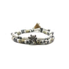 TaRa Dàimào-Bracciale con Diaspro Aulite bracciale collana tibetana pietre naturali fatto a mano in Italia Uomo negozio a Este e on-line