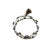 TaRa Dàimào-Bracciale con Diaspro Aulite bracciale collana tibetana pietre naturali fatto a mano in Italia Uomo negozio a Este e on-line