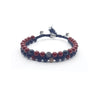 TaRa Ek saaht Bracciale con Onice Agata bracciale tibetana pietre naturali fatto a mano in Italia Uomo negozio a Este e on-line