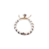 TaRa Ek Saaht Bracciale in argento 925% con pietre naturali Agata galvanizzata e Perle naturali acqua dolce significato spirituale del tibetano fatto a mano in Italia e on line store in centro a Este da Gioielli D'Este a prezzi scontati.