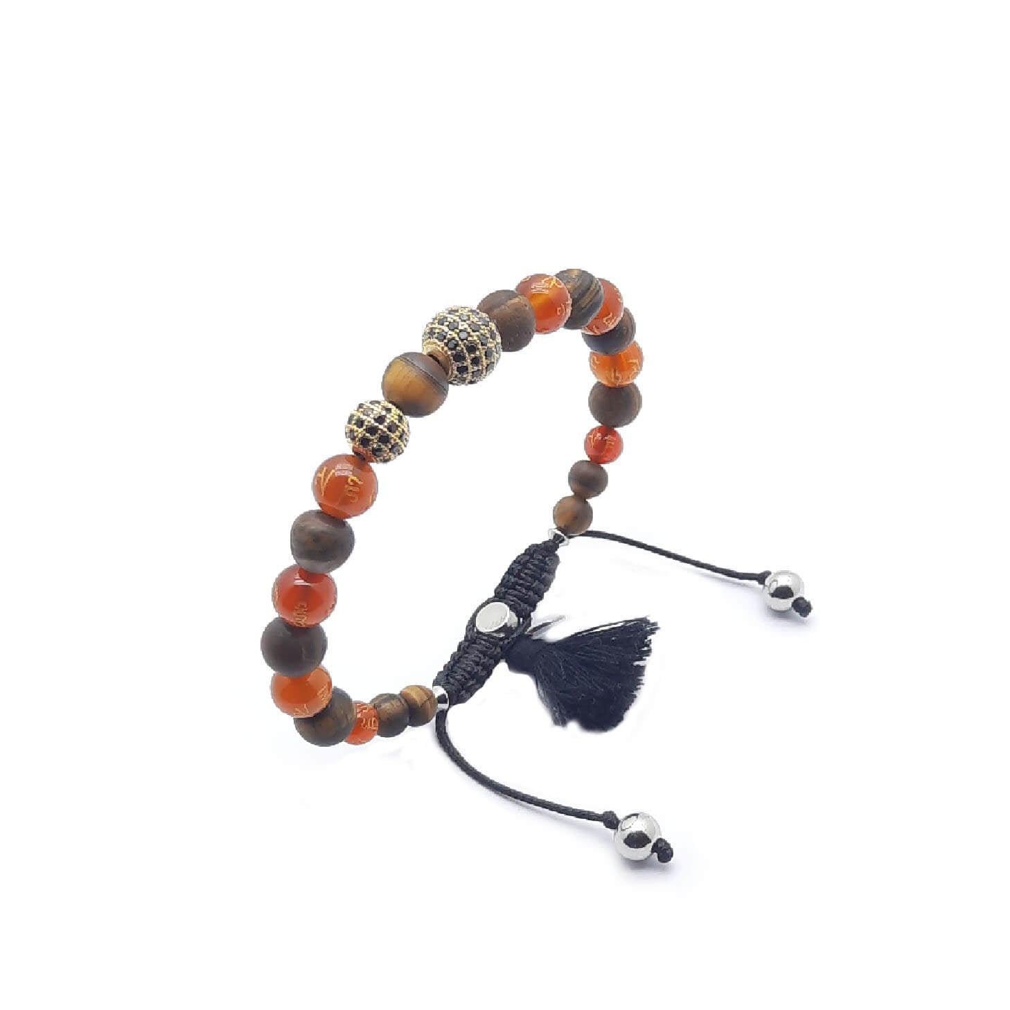 Om Bracciale Occhi tigre