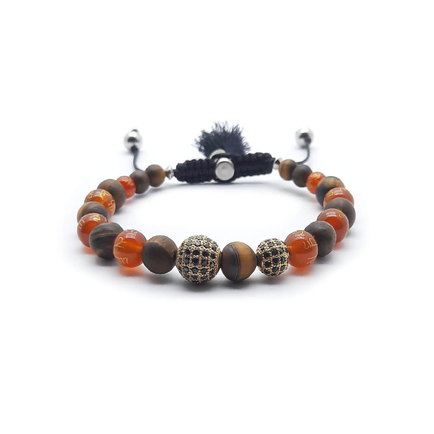 Om Bracciale Occhi tigre