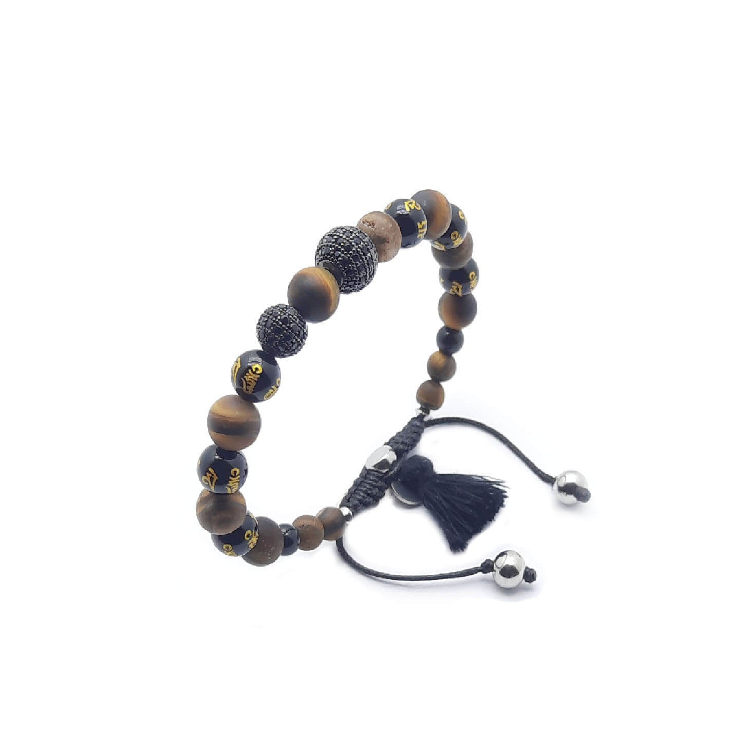 Om Bracciale Occhi tigre