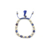 TaRa Keval Bracciale con Argento 925% Sodalite Pietra Lavica bracciale tibetano pietre naturali argento fatto a mano in Italia on line e in centro a Este da Gioielli D'Este