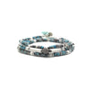 TaRa Dàimào-Bracciale con Aulite Azzurrite bracciale collana tibetana pietre naturali fatto a mano in Italia Uomo negozio a Este e on-line