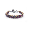 TaRa Ek saaht Bracciale con Paesina e Agata bracciale tibetana pietre naturali fatto a mano in Italia Uomo negozio a Este e on-line
