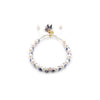TaRa Ek Saaht Bracciale in argento 925% con pietre naturali Agata galvanizzata e Perle naturali acqua dolce significato spirituale del tibetano fatto a mano in Italia e on line store in centro a Este da Gioielli D'Este a prezzi scontati.