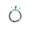 TaRa Ek saaht Bracciale con Paesina e Rubizoisite bracciale tibetana pietre naturali fatto a mano in Italia Uomo negozio a Este e on-line