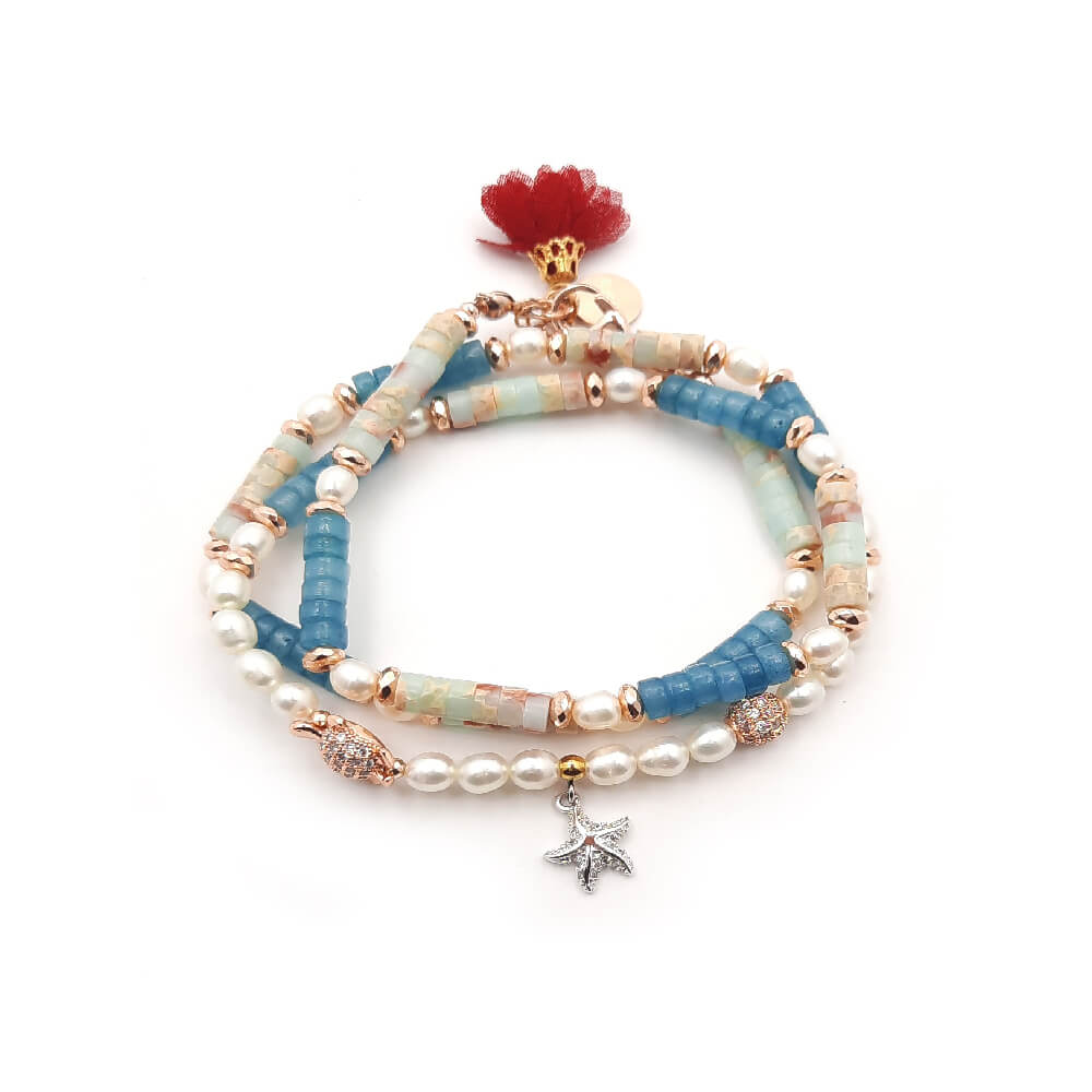 Bracciale Dàimào Larimar Aulite