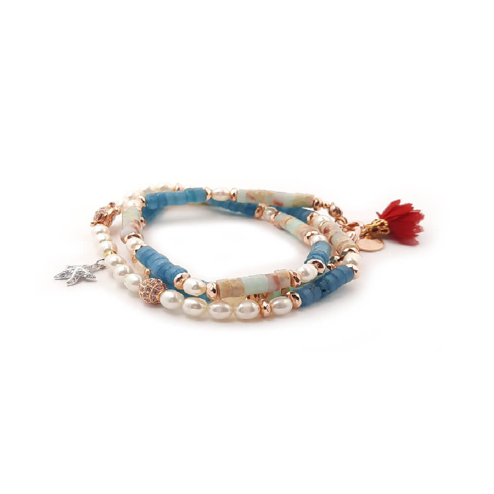 Bracciale Dàimào Larimar Aulite