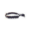 TaRa Ek saaht -Bracciale con Argento 925% Occhio di tigre Pietra Lavica bracciale tibetano pietre naturali argento fatto a mano in Italia