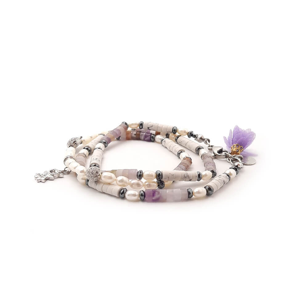 Dàimào Bracciale Ametista Aulite