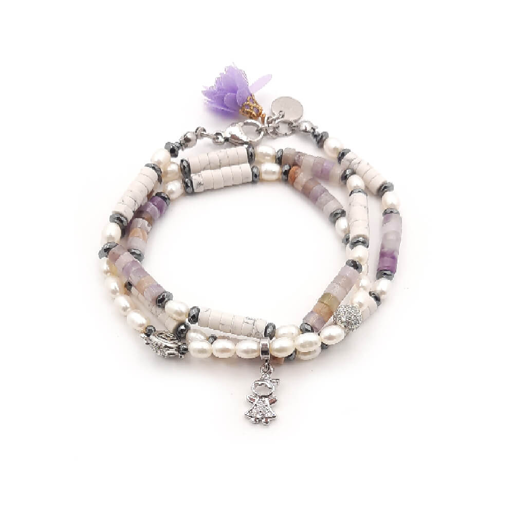 Dàimào Bracciale Ametista Aulite