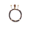 TaRa Ek saaht -Bracciale con Argento 925% Occhio di tigre Pietra Lavica bracciale tibetano pietre naturali argento fatto a mano in Italia