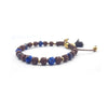 TaRa Keval Bracciale con Sodalite Pietra Lavica bracciale tibetano pietre naturali fatto a mano in Italia on line e in centro a Este da Gioielli D'Este