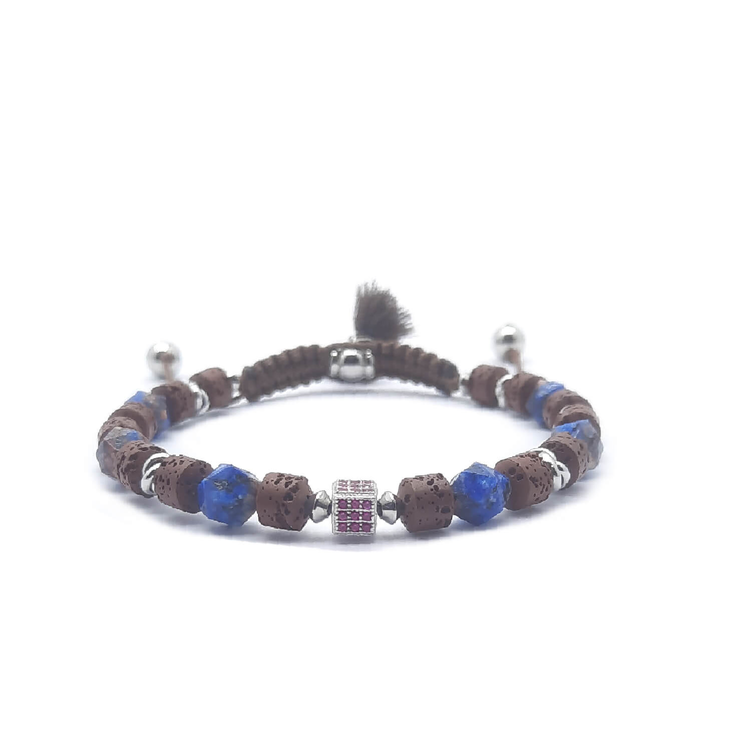 Keval Bracciale Pietra Argento 925%