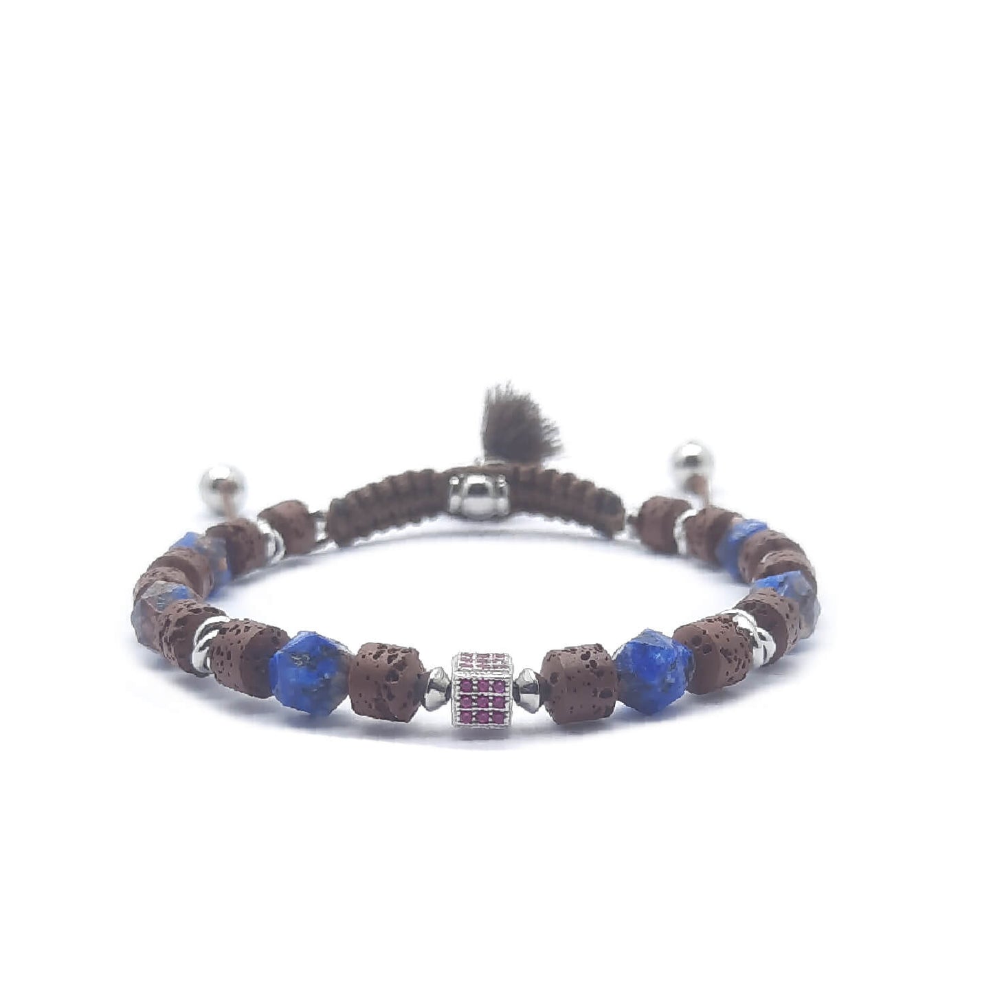 Keval Bracciale Pietra Argento 925%