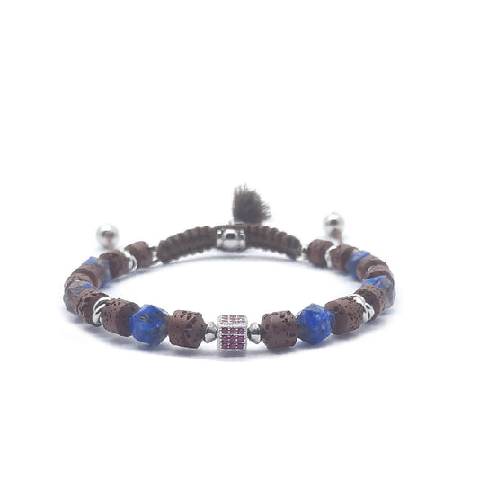 Keval Bracciale Pietra Argento 925%
