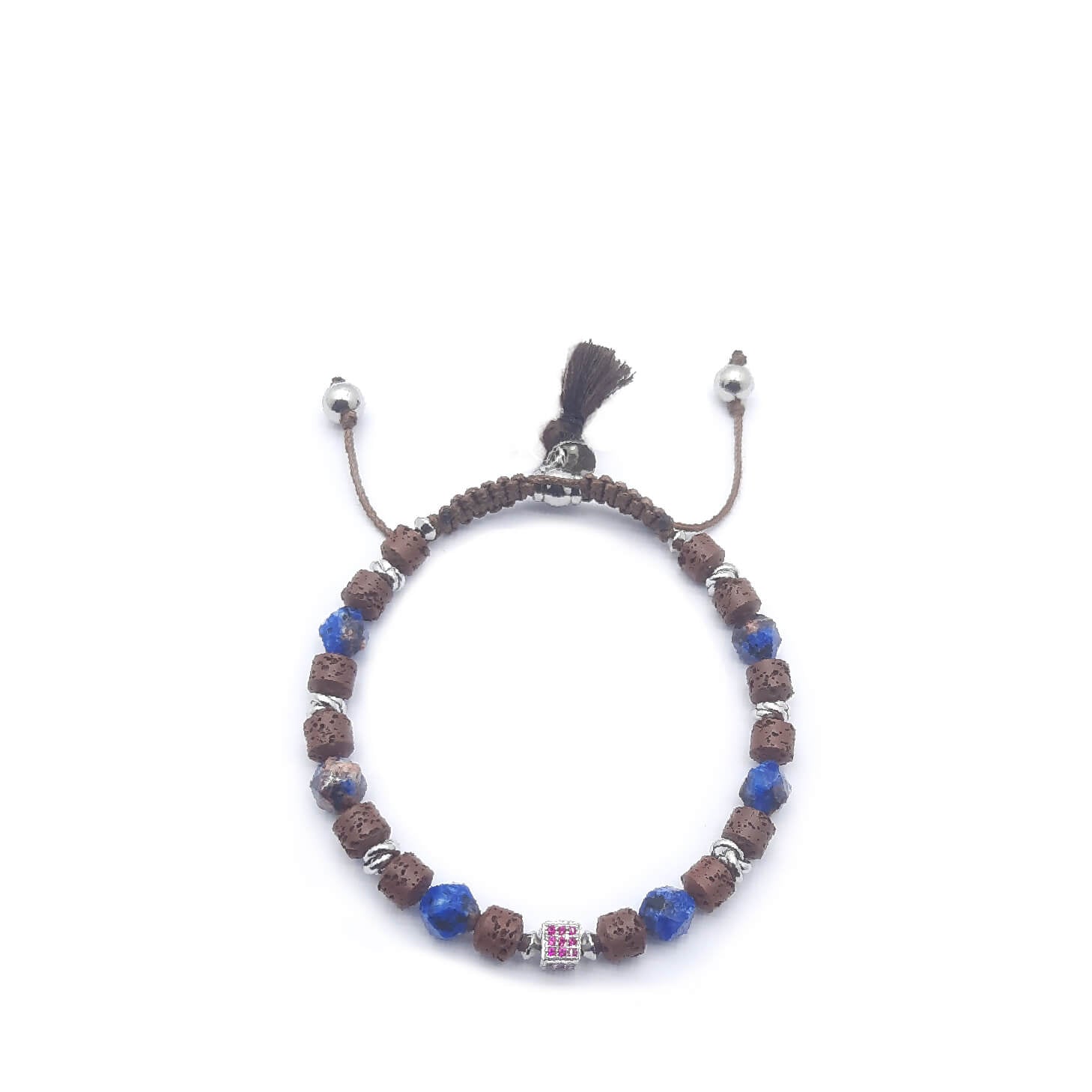 Keval Bracciale Pietra Argento 925%