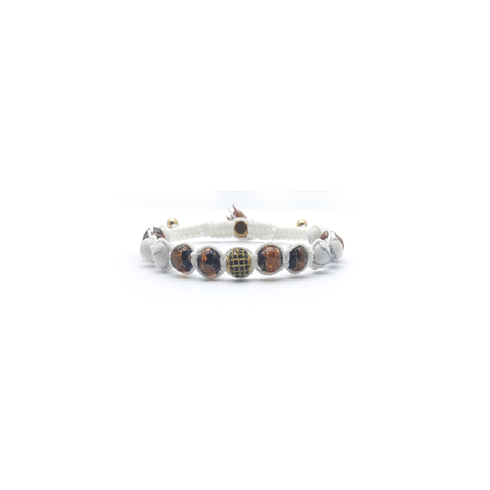 Lung-Ta Bracciale Argento 925% Vetro sommerso Murano