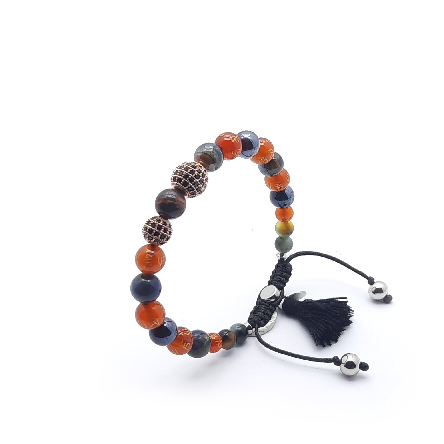 Om Bracciale Occhio di tigre