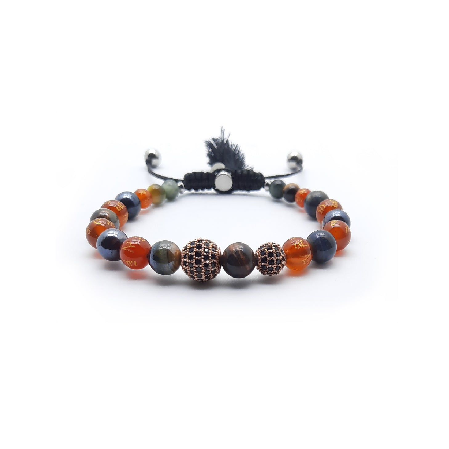 Om Bracciale Occhio di tigre