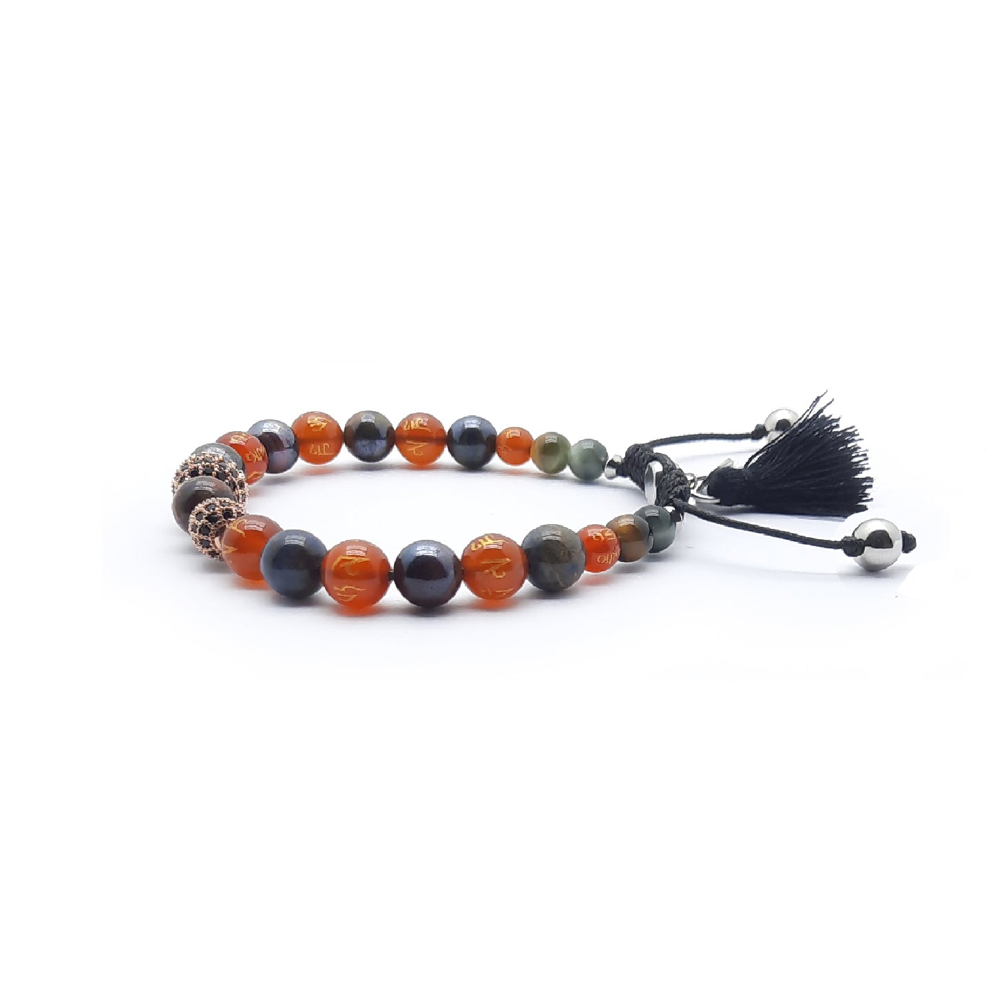 Om Bracciale Occhio di tigre