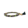 Dàimào-Bracciale con diaspro dalmata e onice
