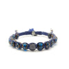 TaRa Lung-Ta Bracciale con Argento 925% Vetro sommerso tibetano fatto a mano in Italia on line e in centro a Este da Gioielli D'Este