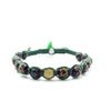 TaRa Lung-Ta Bracciale con Argento 925% Vetro sommerso tibetano fatto a mano in Italia on line e in centro a Este da Gioielli D'Este