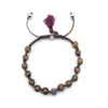 TaRa Lung-Ta Bracciale con Argento 925% Vetro sommerso tibetano fatto a mano in Italia on line e in centro a Este da Gioielli D'Este