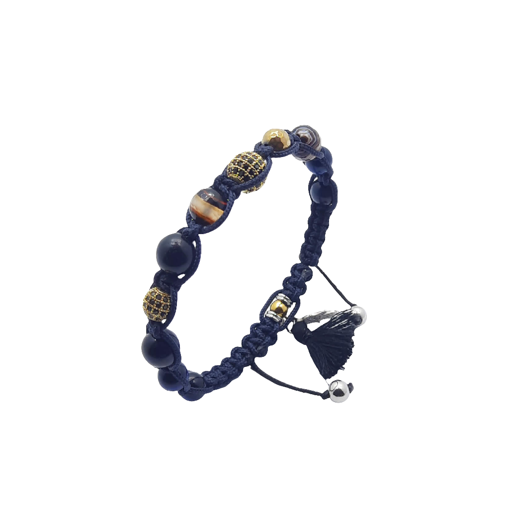 Muhammad Ali-Bracciale onice occhio tigre
